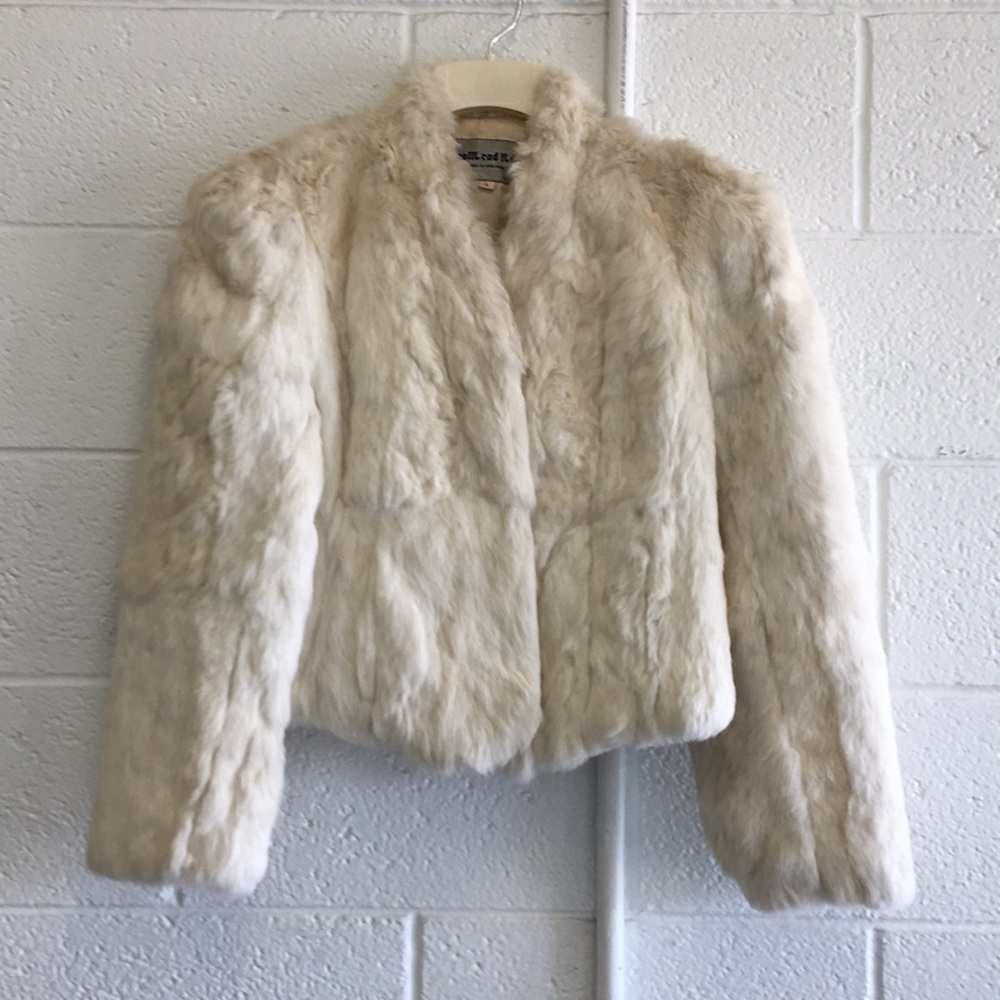 TRUE VINTAGE FUR JACKET LARGE